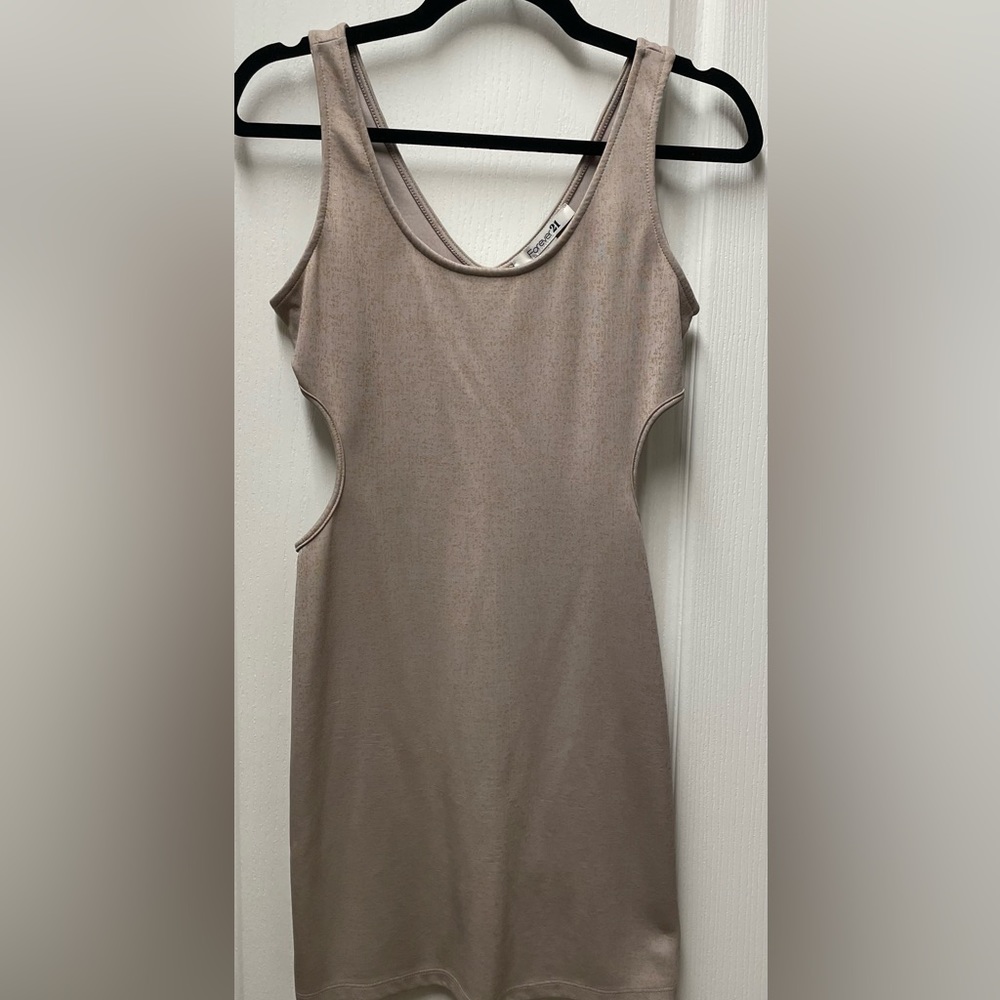 Forever 21 mini gold mini dress size M